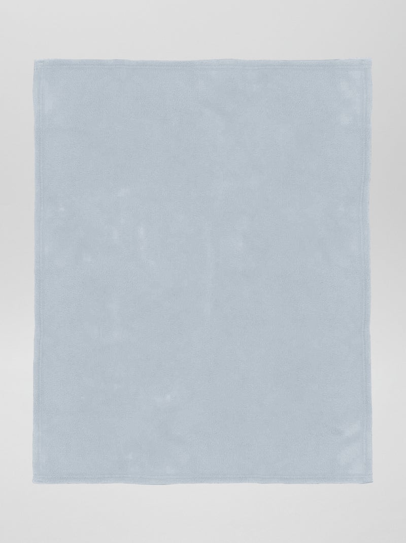 Coperta tinta unita pile BLU - Kiabi