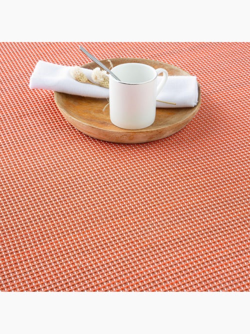 Coperta tipo Plaid, tessuto strutturato in filato tinto a rilievo a nido d'ape, con frange - Gamusi - Kiabi Coperta tipo Plaid, tessuto strutturato in filato tinto a rilievo a nido d'ape, con frange - Gamusi - Kiabi