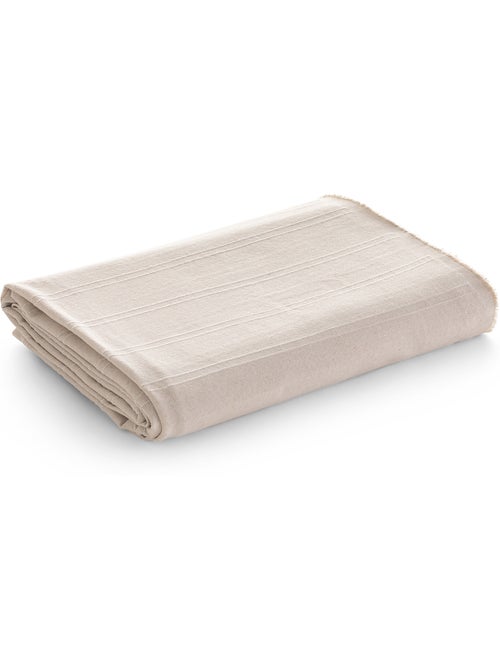 Coperta tipo Plaid, tessuto strutturato in filato tinto, con bordo rifinito - Gamusi - Kiabi Coperta tipo Plaid, tessuto strutturato in filato tinto, con bordo rifinito - Gamusi - Kiabi