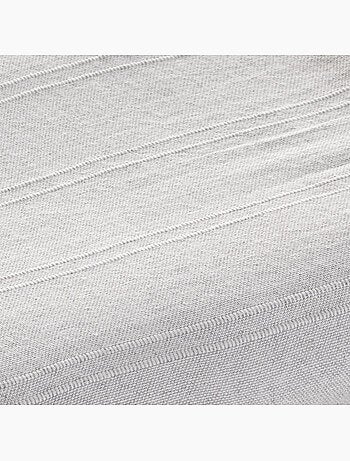 Coperta tipo Plaid, tessuto strutturato in filato tinto, con bordo rifinito - Gamusi