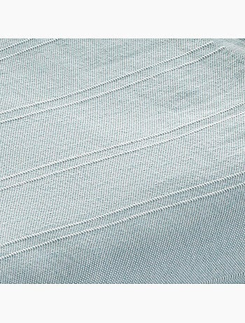 Coperta tipo Plaid, tessuto strutturato in filato tinto, con bordo rifinito - Gamusi