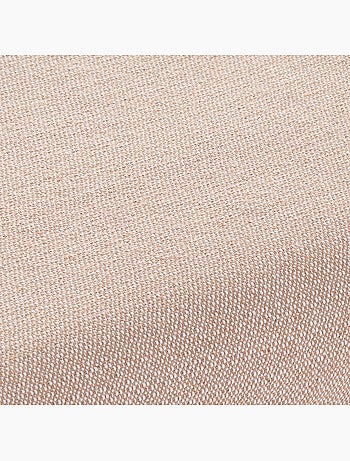 Coperta tipo Plaid, tessuto strutturato in filato tinto, con frange - Gamusi