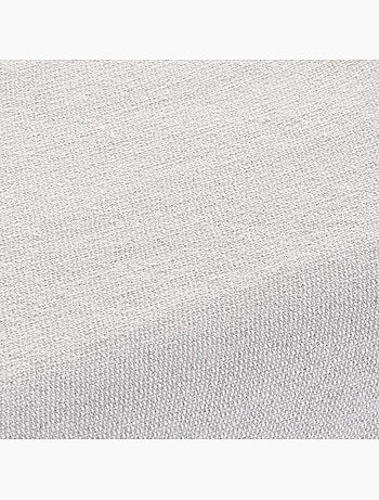 Coperta tipo Plaid, tessuto strutturato in filato tinto, con frange - Gamusi