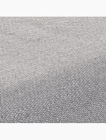 Coperta tipo Plaid, tessuto strutturato in filato tinto, con frange - Gamusi