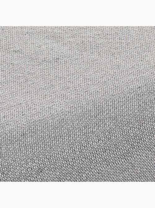 Coperta tipo Plaid, tessuto strutturato in filato tinto, con frange - Gamusi - Kiabi