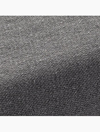 Coperta tipo Plaid, tessuto strutturato in filato tinto, con frange - Gamusi