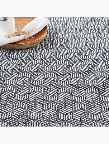 Coperta tipo Plaid, tessuto strutturato in filato tinto, con frange - Gamusi