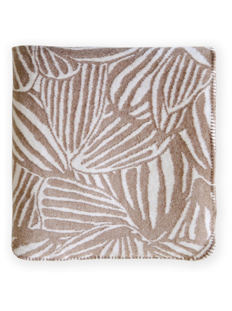 Coperta/plaid 150x200 beige Beige - Kiabi