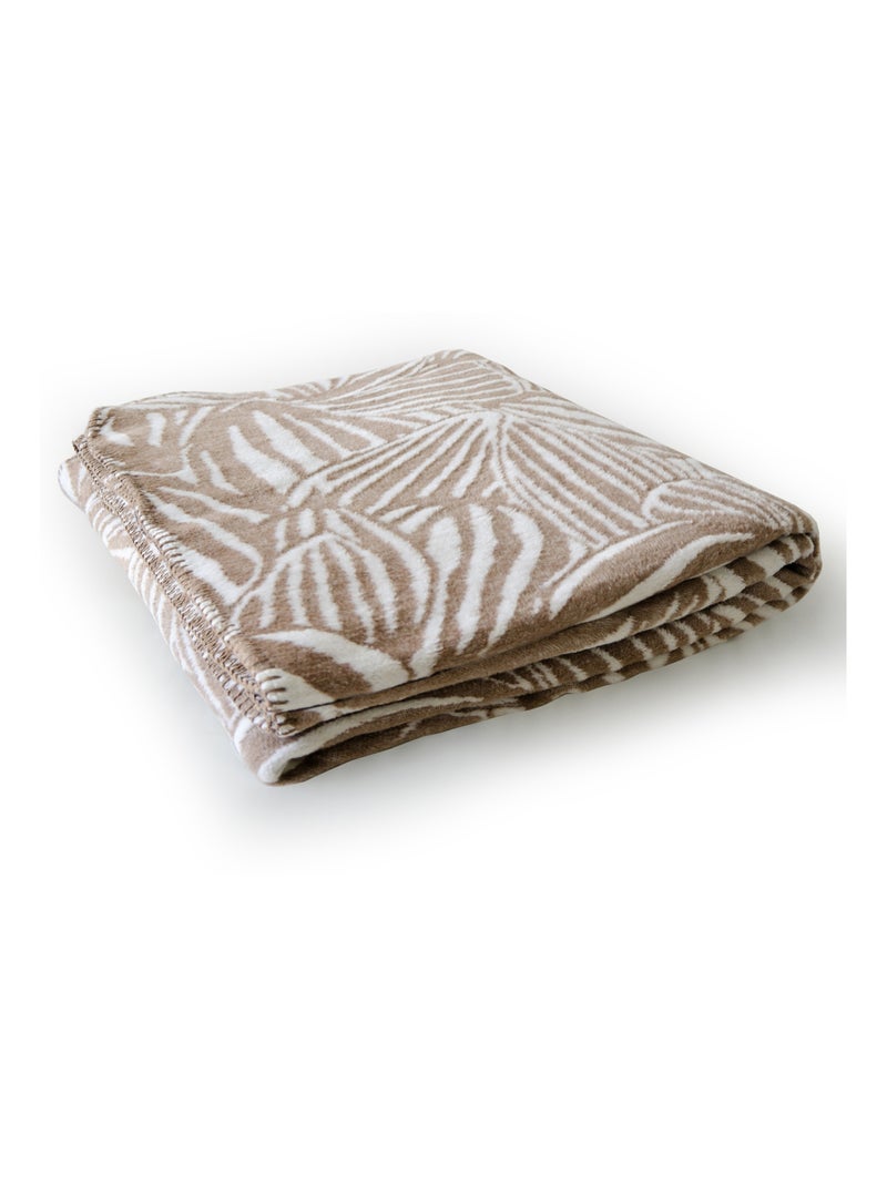 Coperta/plaid 150x200 beige Beige - Kiabi