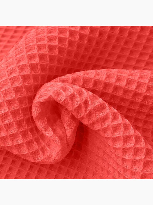 Copertina a Nido d'Ape in Cotone Biologico Fragola - Kiabi