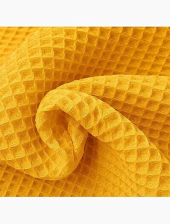 Copertina a Nido d'Ape in Cotone Biologico Verde