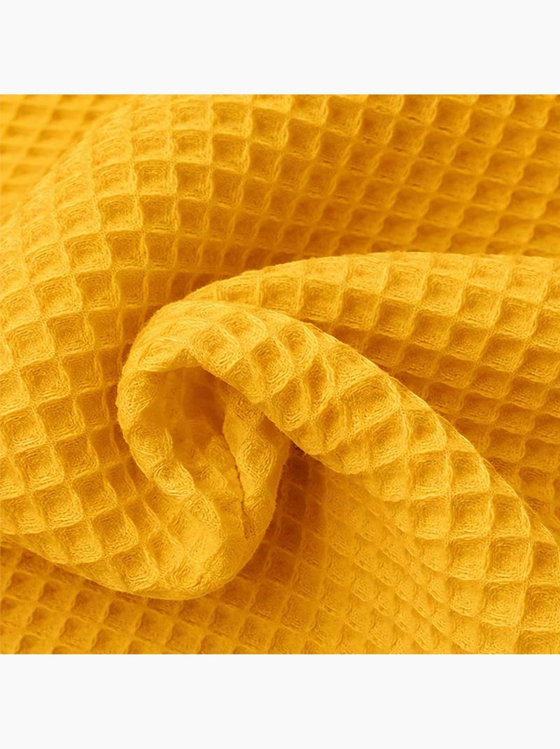 Copertina a Nido d'Ape in Cotone Biologico Honey Beige - Kiabi