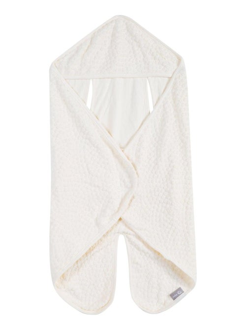 Copertina avvolgente in cotone bio con pois in rilievo "ROBA Seashells" - Kiabi