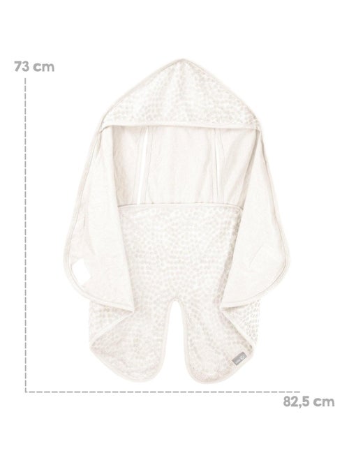 Copertina avvolgente in cotone bio con pois in rilievo "ROBA Seashells" - Kiabi