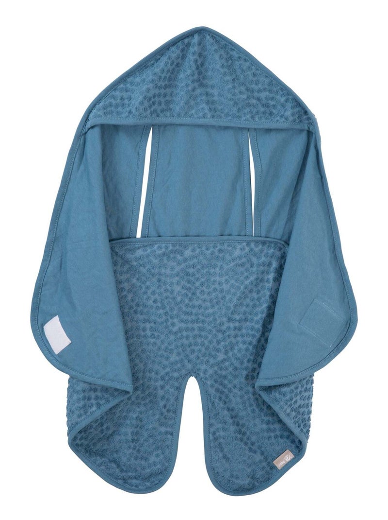 Copertina avvolgente in cotone bio con pois in rilievo "ROBA Seashells" Indaco - Kiabi