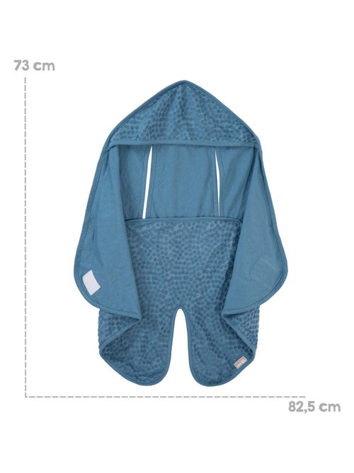 Copertina avvolgente in cotone bio con pois in rilievo "ROBA Seashells" - Kiabi