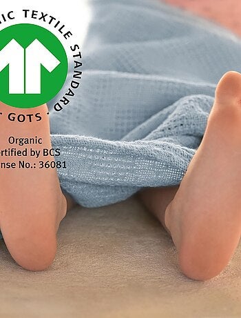 Copertina bebè effetto tricot in cotone bio – ROBA "Lil Planet