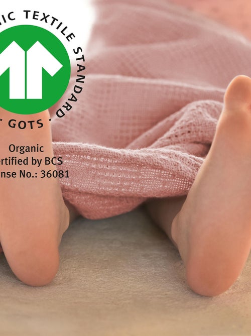 Copertina bebè effetto tricot in cotone biologico – ROBA "Lil Planet" - Kiabi