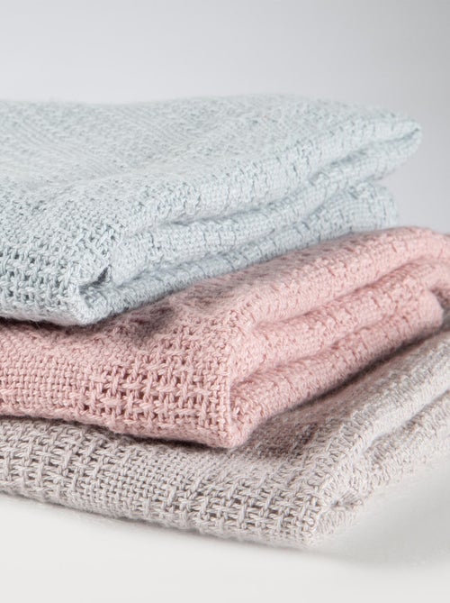 Copertina bebè effetto tricot in cotone biologico – ROBA "Lil Planet" - Kiabi