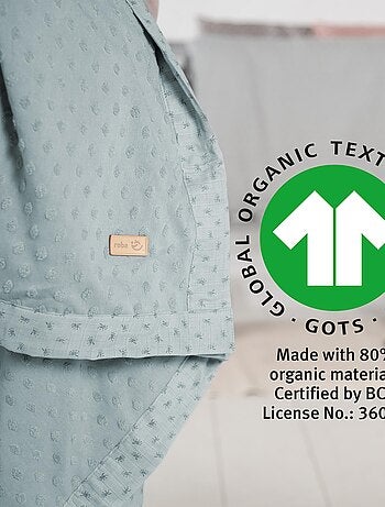 Copertina bebè in cotone bio con motivo a pois in rilievo – "Roba Lil Planet