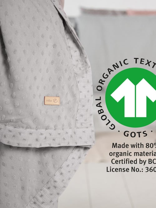 Copertina bebè in cotone bio con motivo a pois in rilievo – "Roba Lil Planet" - Kiabi