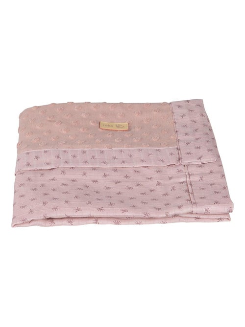 Copertina bebè in cotone bio con motivo a pois in rilievo "Roba lil planet" - Kiabi