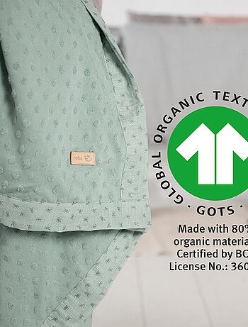 Copertina bebè in cotone bio con motivo a pois in rilievo – "Roba Lil Planet