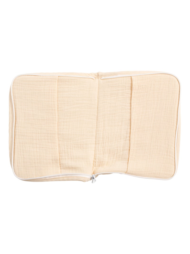 Copertina del libro della salute in doppia garza di - SAUTHON Beige - Kiabi