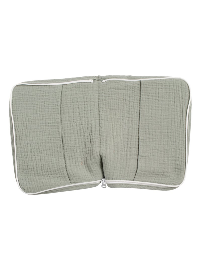 Copertina del libro della salute in doppia garza di - SAUTHON Verde - Kiabi