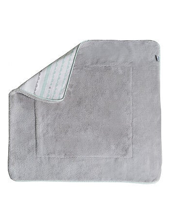 Copertina doppia faccia in pile morbido e cotone – "Roba Happy Cloud