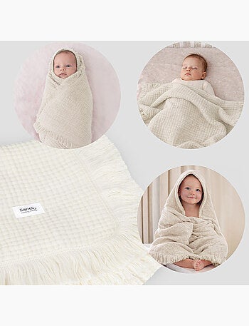 Copertina in cotone - LIONELO - 70 x 100 cm - 100% cotone - 280 g/m²