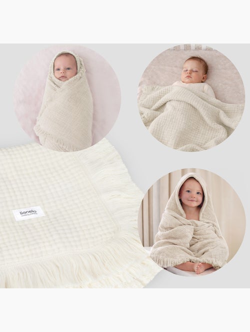 Copertina in cotone - LIONELO - 70 x 100 cm - 100% cotone - 280 g/m² - Kiabi