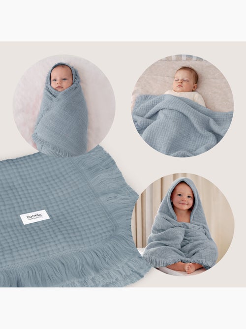 Copertina in cotone - LIONELO - 70 x 100 cm - 100% cotone - 280 g/m² - Kiabi