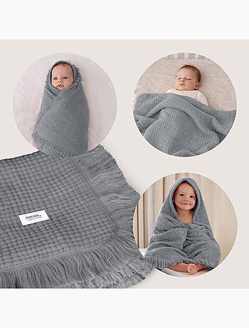 Copertina in cotone - LIONELO - 70 x 100 cm - 100% cotone - 280 g/m²