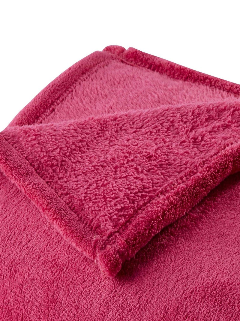 Copertina liscia e colorata Rosa fucsia - Kiabi