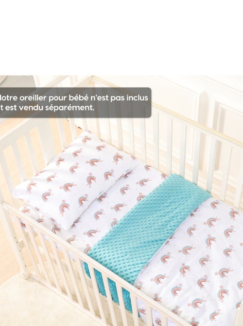 Copertina per bambini 75x100 in cotone OEKO-TEX e Minky | SUPERBE BEBE - Kiabi