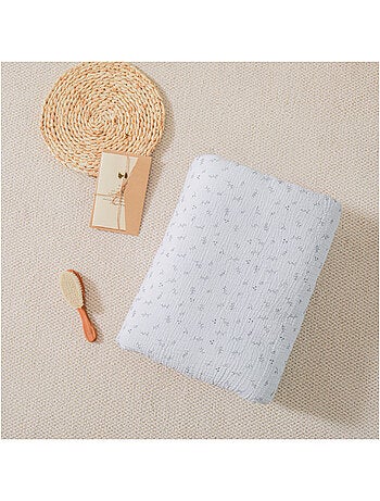 Copertina per bambini 100x135 in garza di cotone Oeko-Tex e minky | SUPERBE BEBE