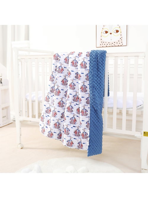 Copertina per bambini in cotone Oeko-tex e Minky | SUPERBE BEBE - Kiabi