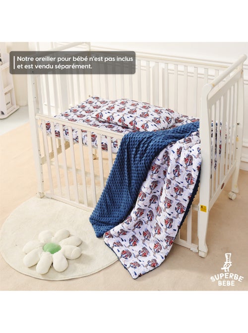 Copertina per bambini in cotone Oeko-tex e Minky | SUPERBE BEBE - Kiabi