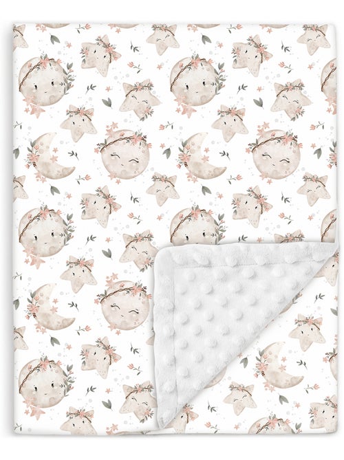 Copertina per bambini in cotone Oeko-tex e Minky | SUPERBE BEBE - Kiabi