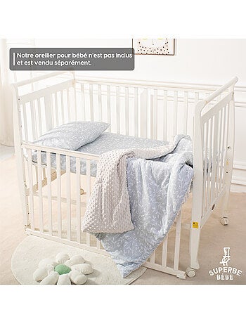 Copertina per bambini in cotone Oeko-tex e Minky | SUPERBE BEBE