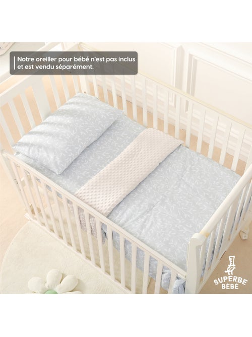 Copertina per bambini in cotone Oeko-tex e Minky | SUPERBE BEBE - Kiabi