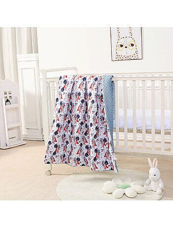Copertina per bambini in cotone Oeko-tex e Minky | SUPERBE BEBE
