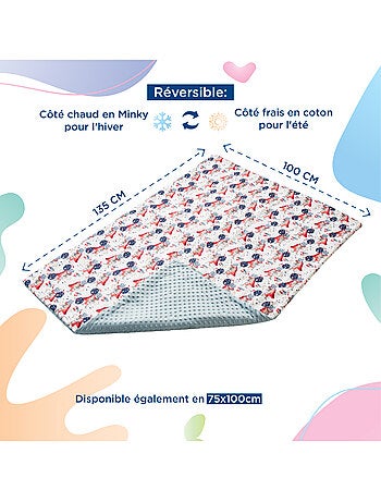 Copertina per bambini in cotone Oeko-tex e Minky | SUPERBE BEBE