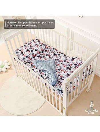 Copertina per bambini in cotone Oeko-tex e Minky | SUPERBE BEBE