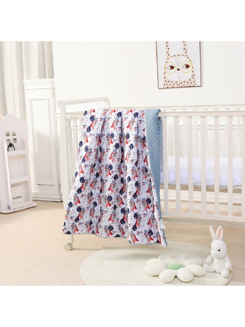 Copertina per bambini in cotone Oeko-tex e Minky | SUPERBE BEBE - Kiabi