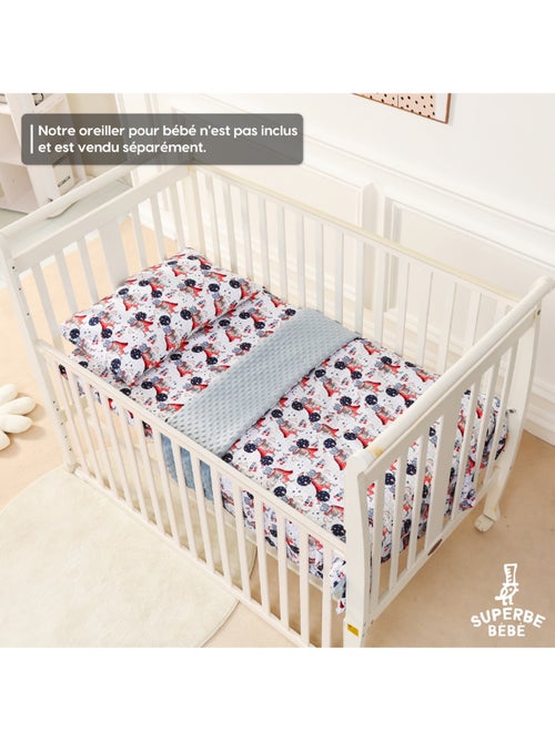 Copertina per bambini in cotone Oeko-tex e Minky | SUPERBE BEBE - Kiabi