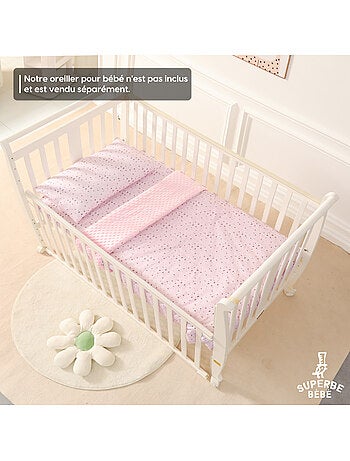 Copertina per bambini in cotone Oeko-tex e Minky | SUPERBE BEBE
