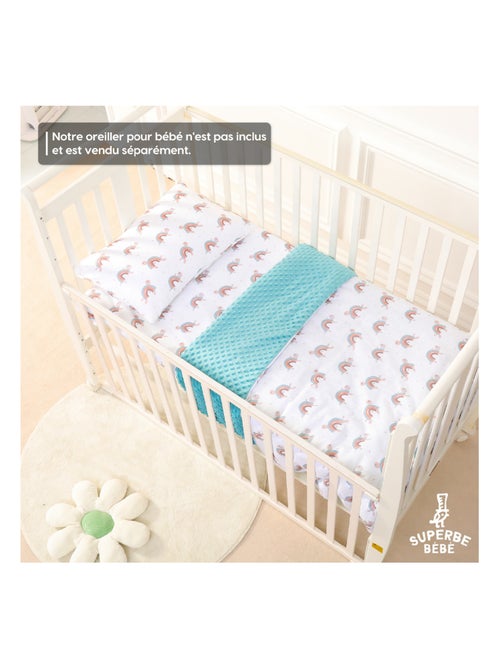 Copertina per bambini in cotone Oeko-tex e Minky | SUPERBE BEBE - Kiabi