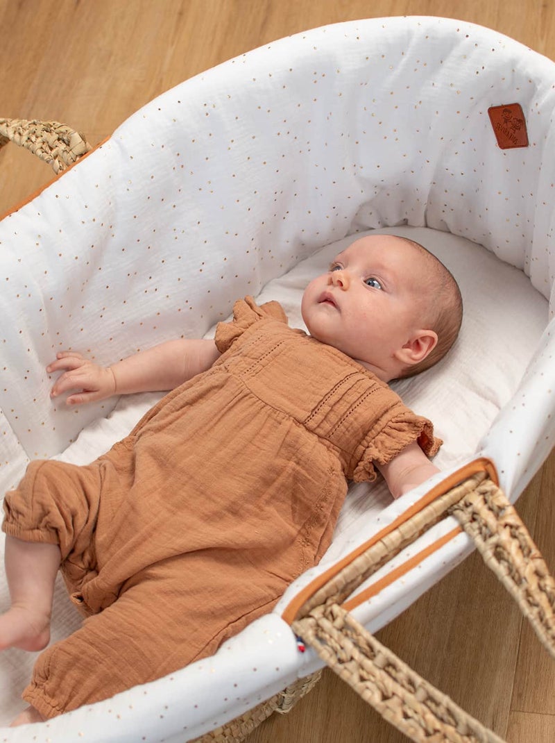 Copertura per culla neonato in mussola di cotone | sevira kids | sevira kids Bianco - Kiabi
